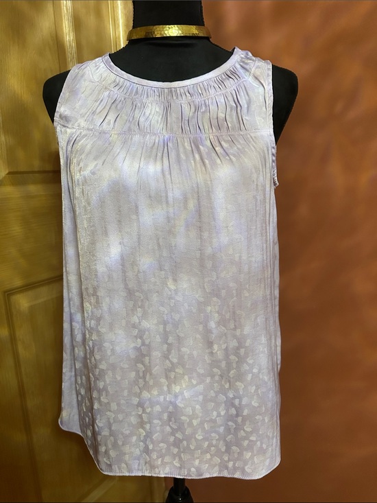 Simply Vera Vera Wang Tops - Simply Vera Vera Wang Light Lavender Pleated Neck Camisole